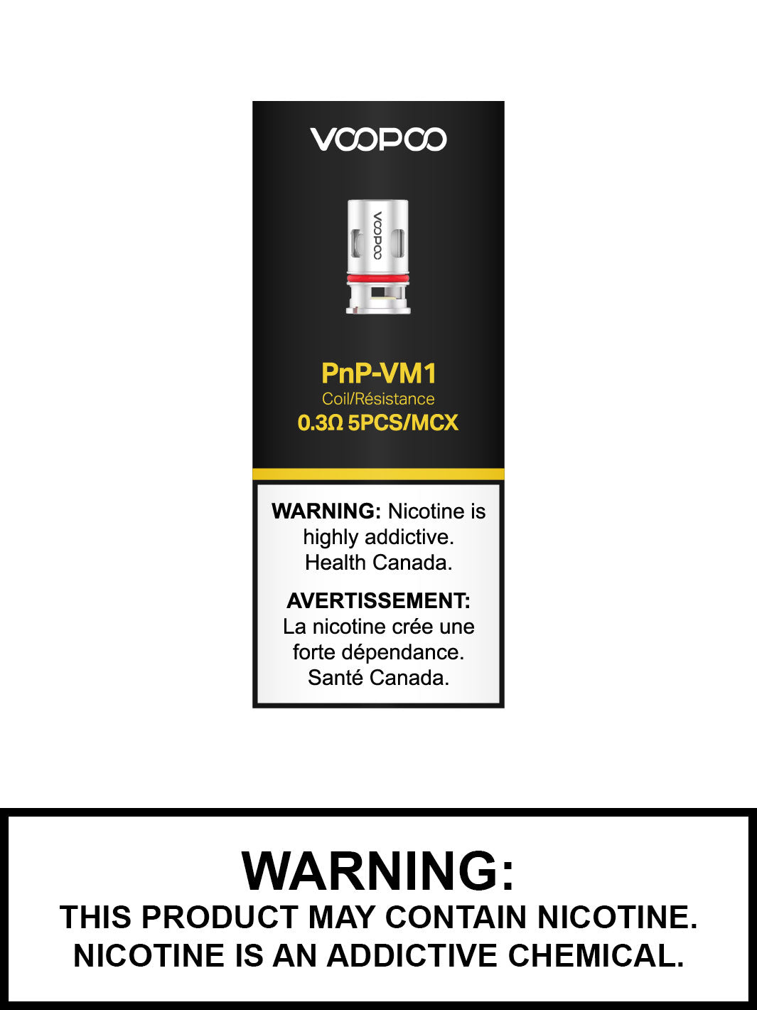 Voopoo PnP Replacement Coils, 5 Pack Voopoo PnP Replacement Coils, 5 Pack