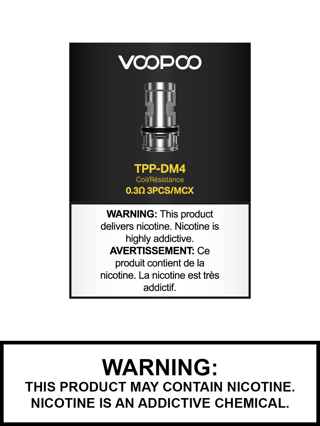 Voopoo TPP Replacement Coils, 3 Pack Voopoo TPP Replacement Coils, 3 Pack