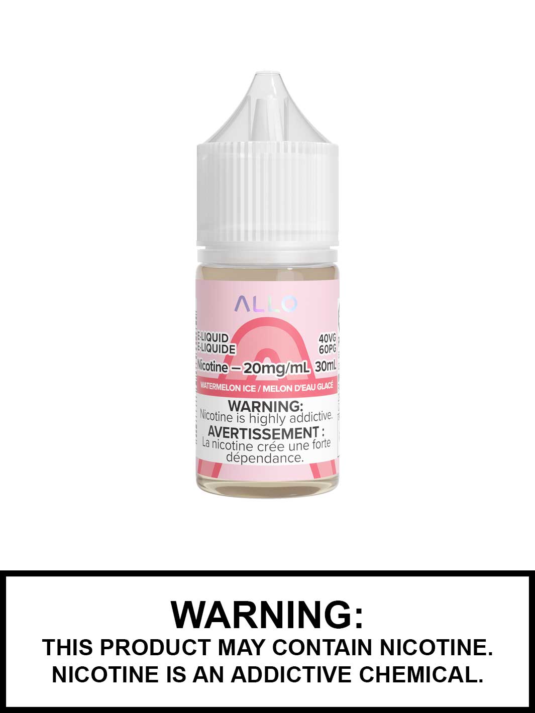 Watermelon Ice Allo eLiquid, Allo Salts Vape Juice, Vape360 Canada