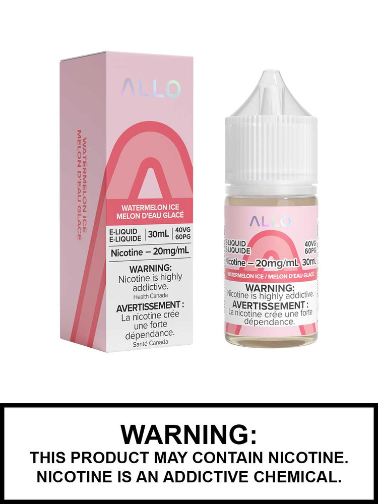 Watermelon Ice Allo eLiquid, Allo Salts Vape Juice, Vape360 Canada
