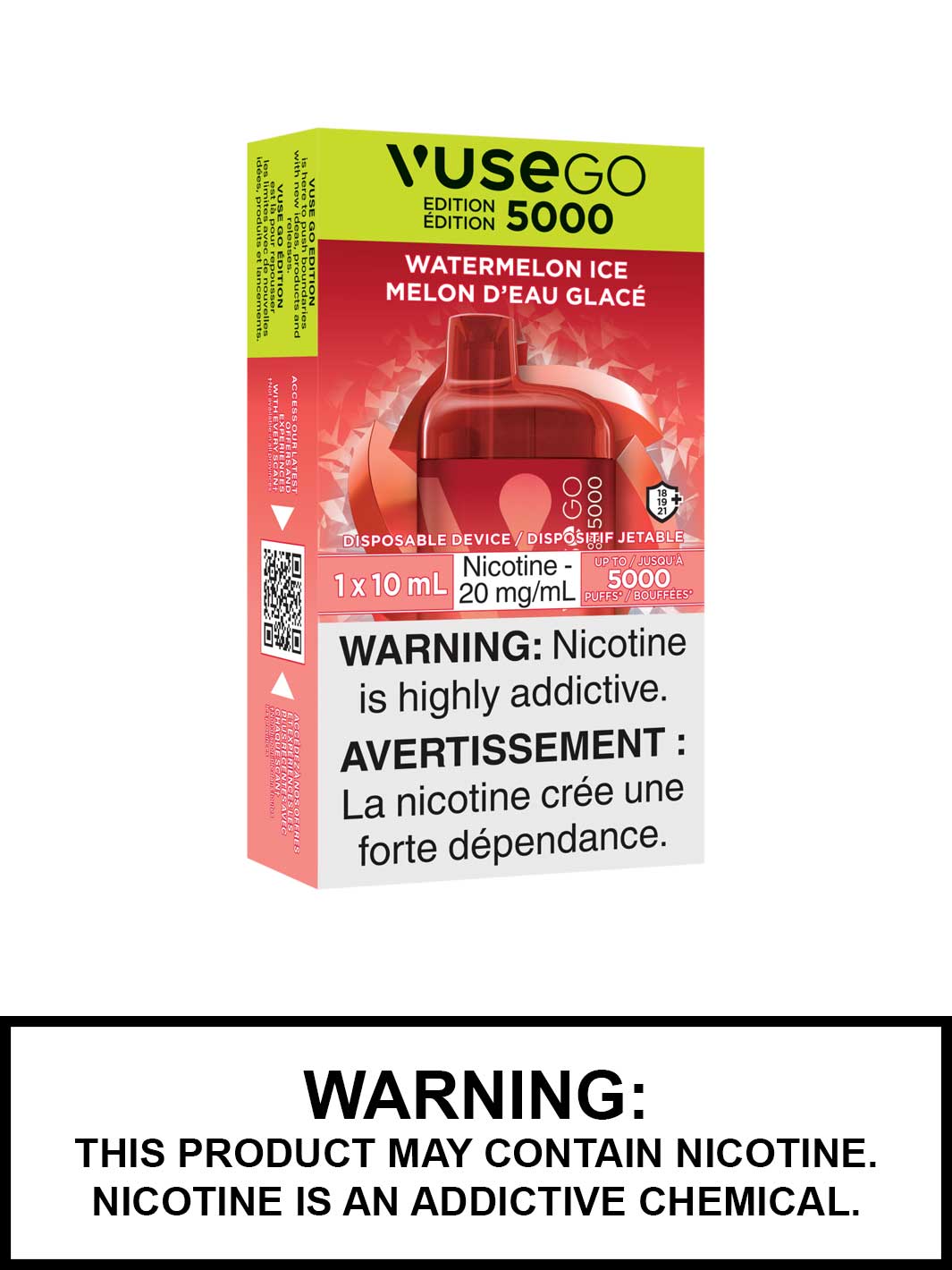 Watermelon Ice Vuse Go 5000 Edition, Vuse Go Disposable Vape Canada, Vape360