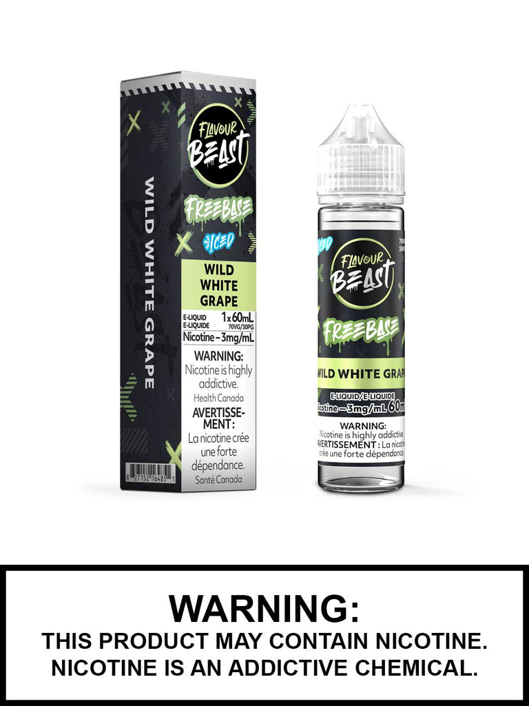Wild White Grape Iced Flavour Beast Vape Juice - 60mL Wild White Grape Iced Flavour Beast Vape Juice - 60mL