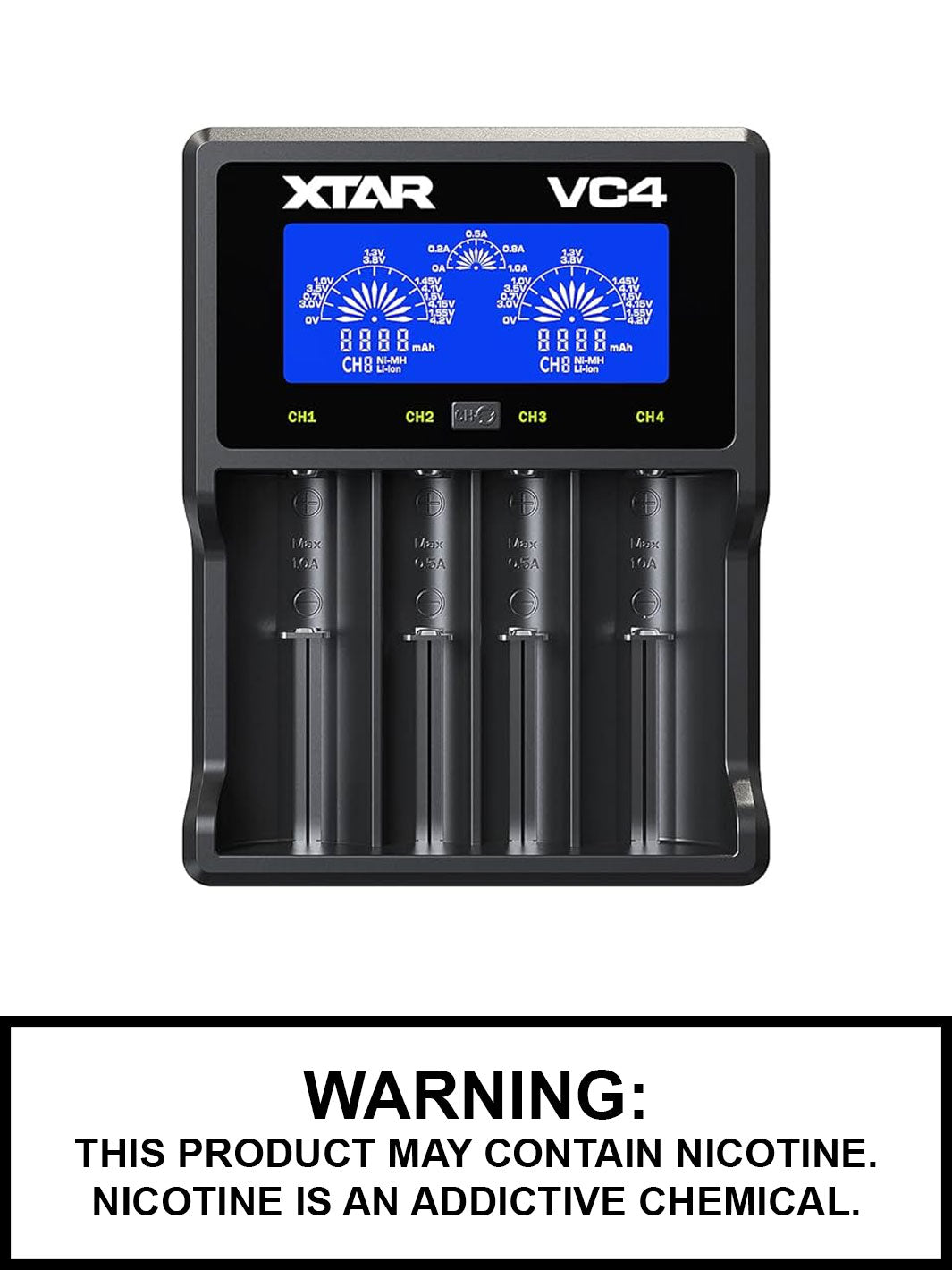 XTAR VC4 Battery Charger, Vape Battery Charger, Vape360 Canada