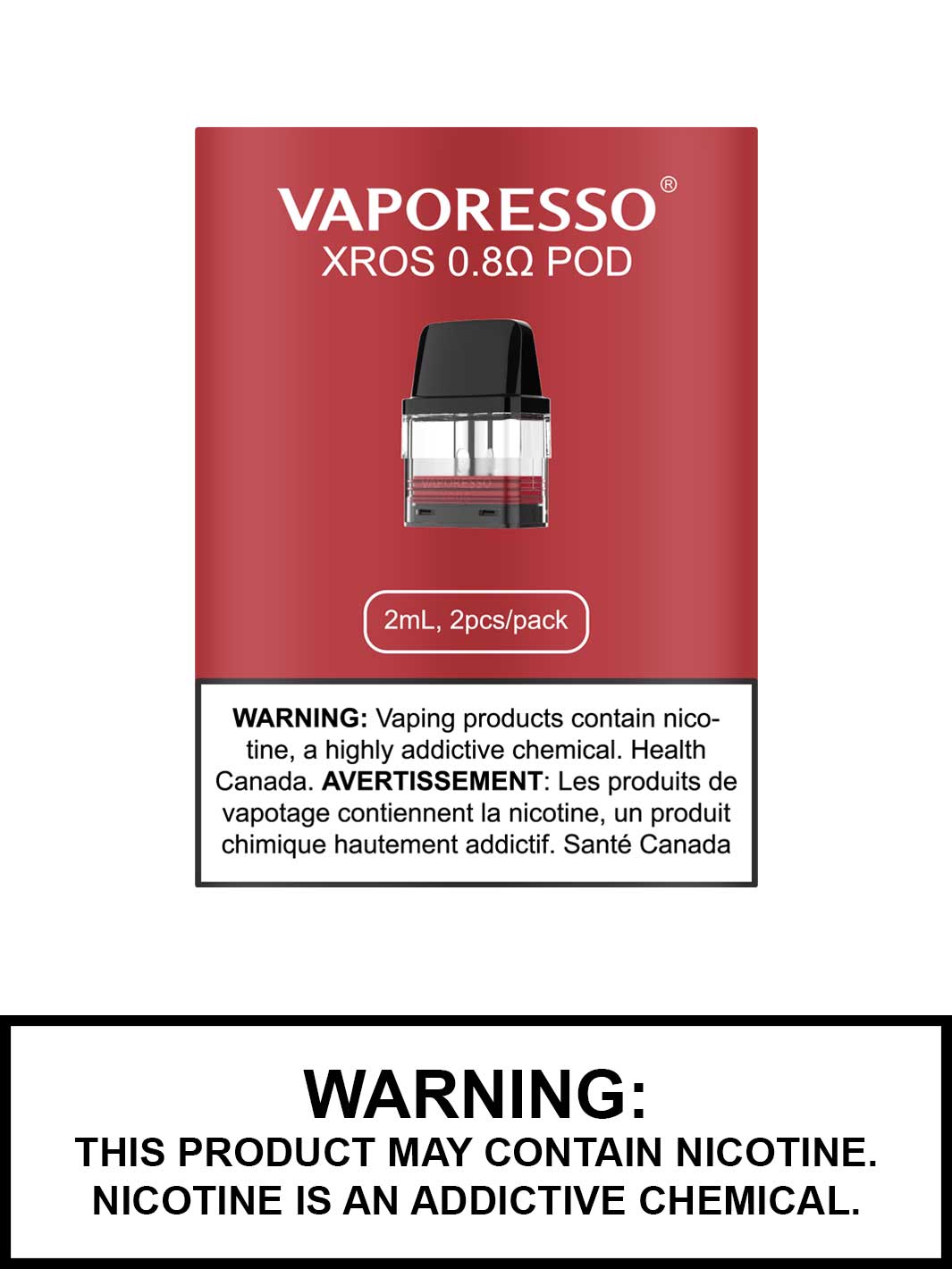 Vaporesso XROS 0.8ohm Vape Pods Canada, Vape360