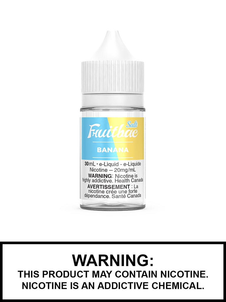 Banana Fruitbae Salt Nic Vape Juice - 30mL Banana Fruitbae Salt Nic Vape Juice - 30mL