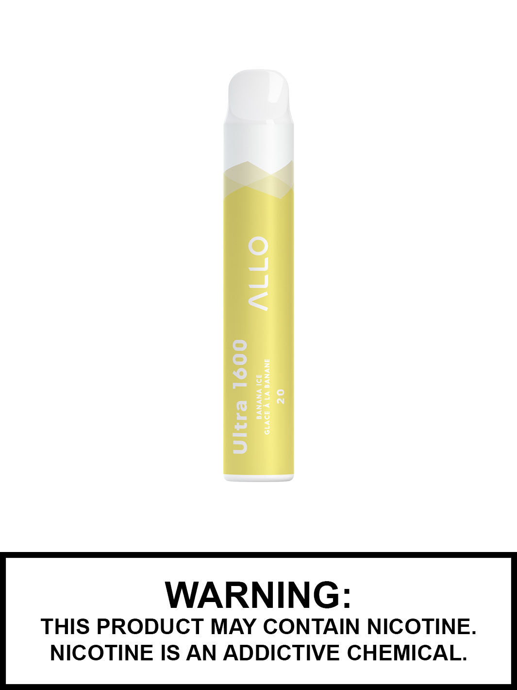 Banana Ice Allo Ultra 1600 Disposable Vape, Mint eJuice, Vape360 Canada