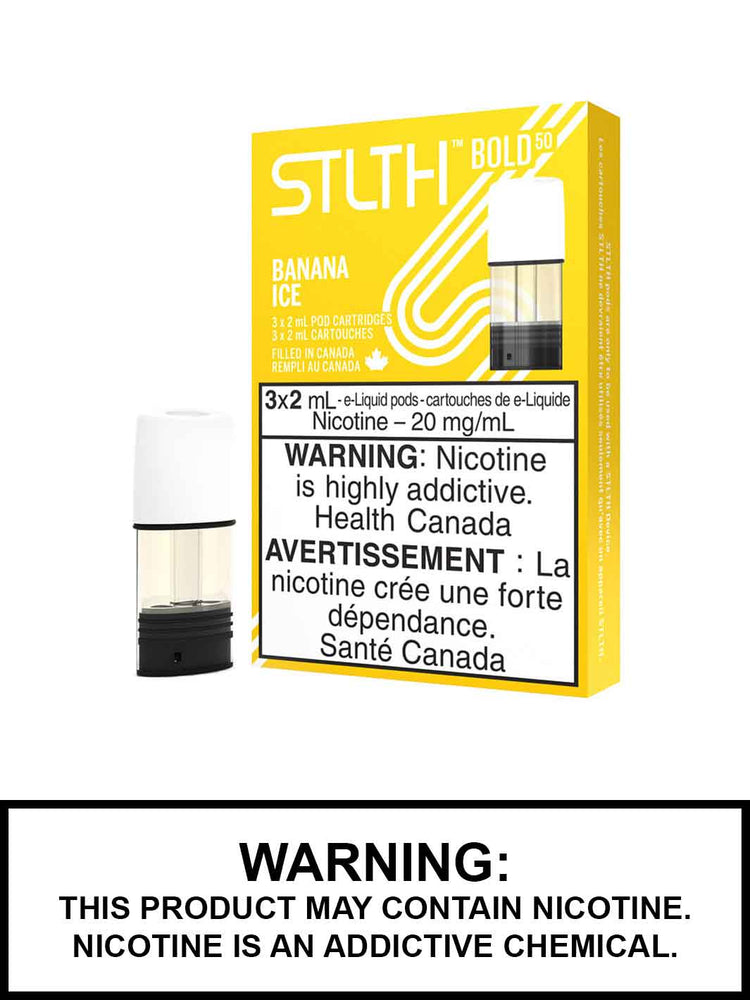 Banana Ice Bold 50 STLTH Pods by STLTH Vape Canada, Vape360