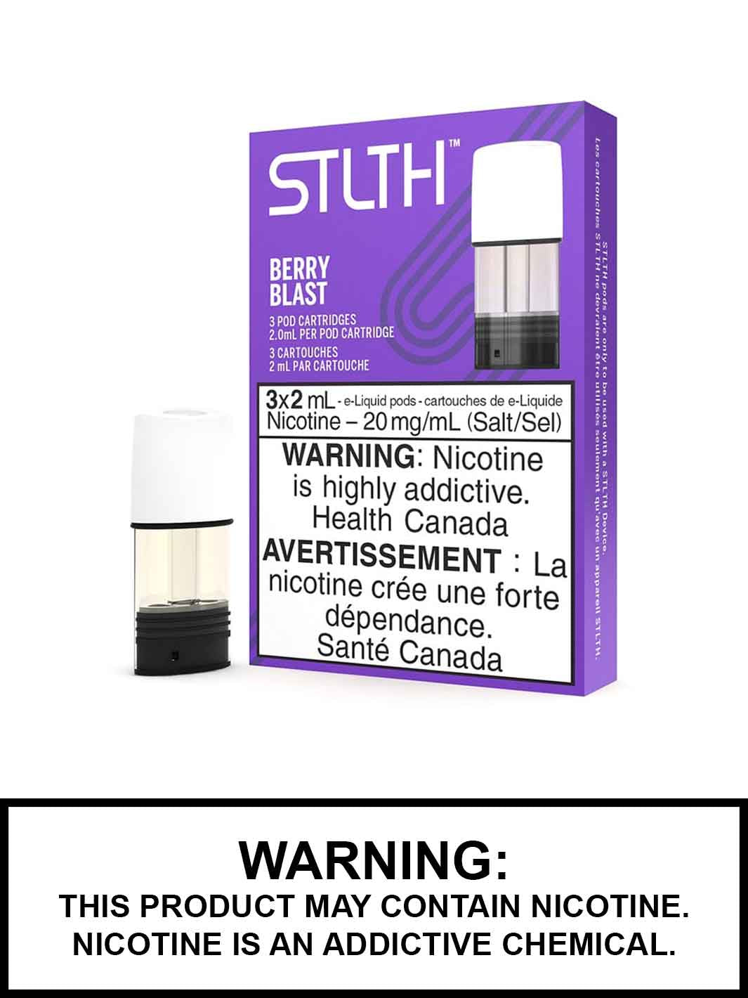Berry Blast STLTH Pod Pack, STLTH Flavours Canada, Vape360