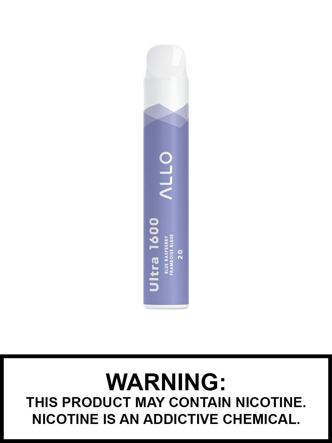 Blue Raspberry Allo Ultra 1600 Disposable Vape, Fruit eJuice, Vape360 Canada