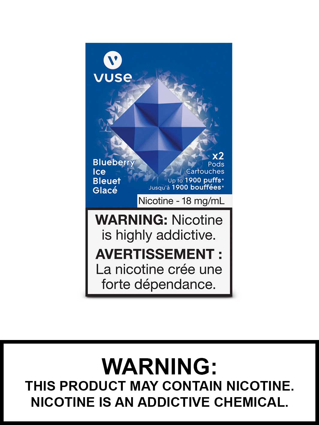 Blueberry Ice Vuse pods, Vuse epod, Vuse Pods Canada, Vape360