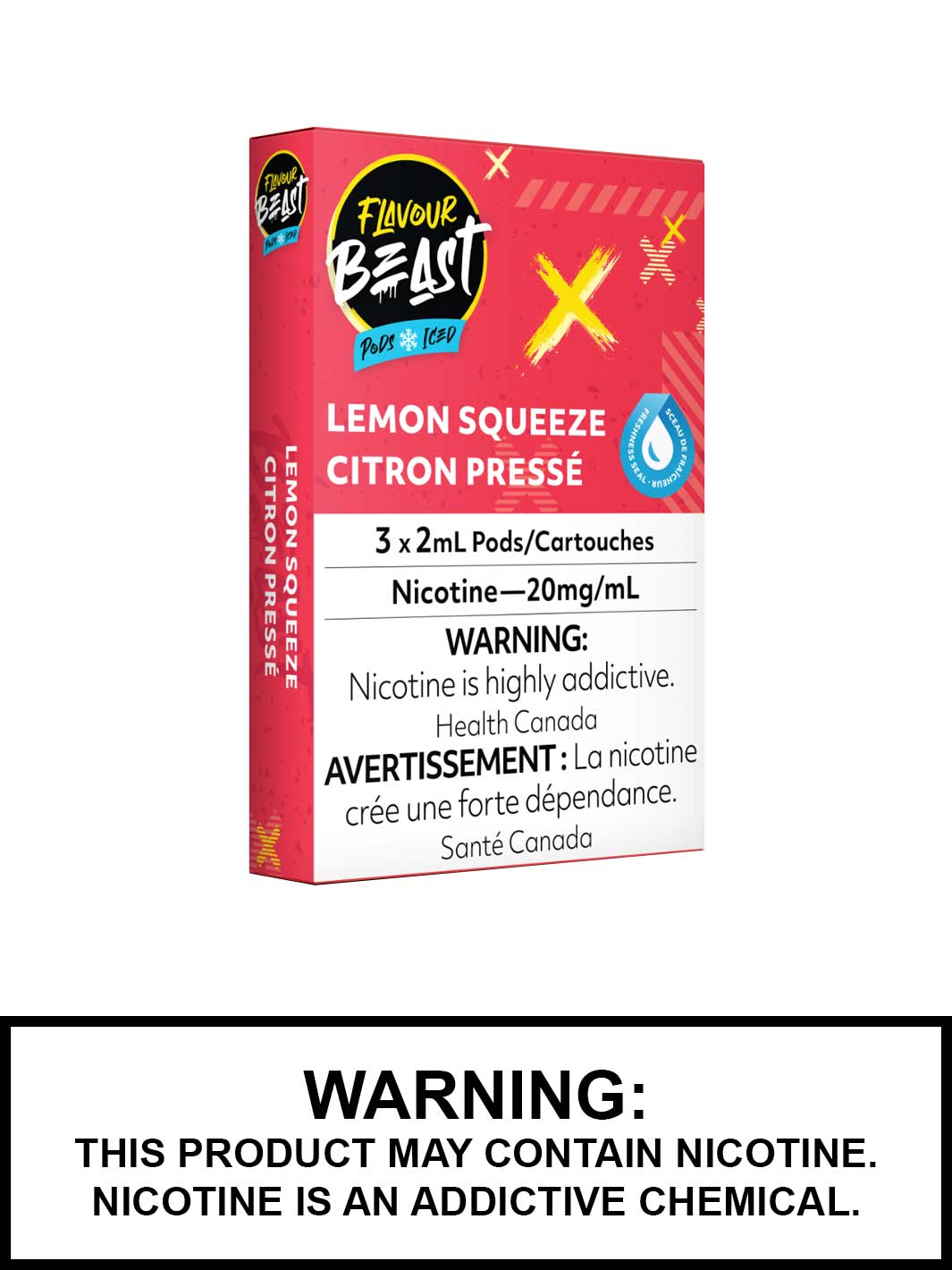 Flavour Beast Allo Pods, Lemon Squeeze Iced Pods, STLTH Compatible Pods, Vape360