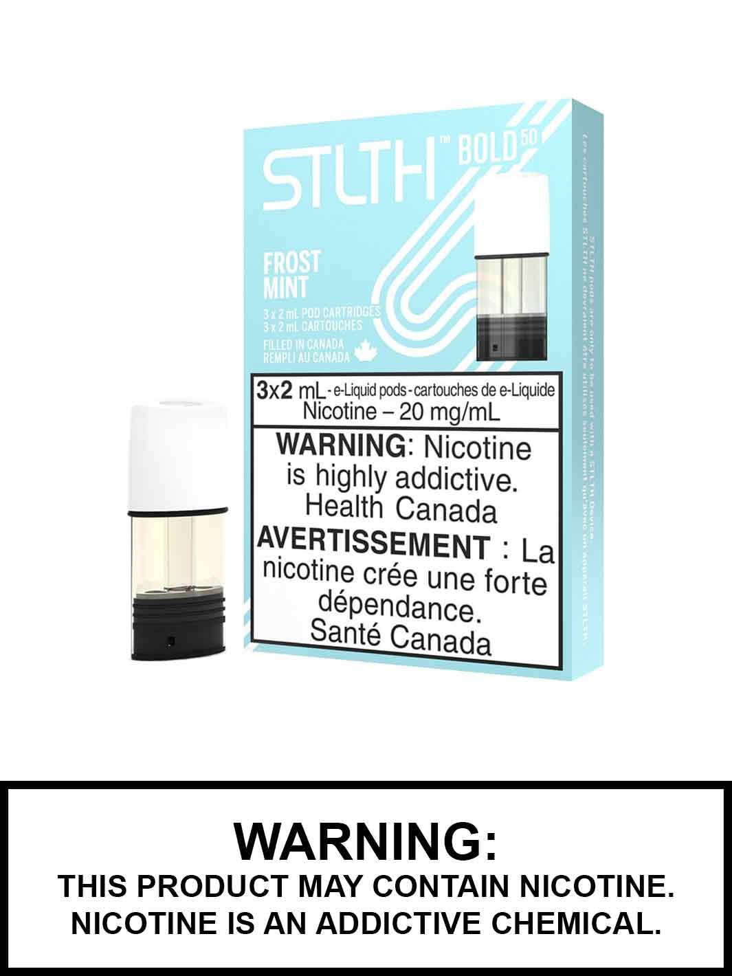 Frost STLTH Pod Pack, STLTH Flavours Canada, Vape360