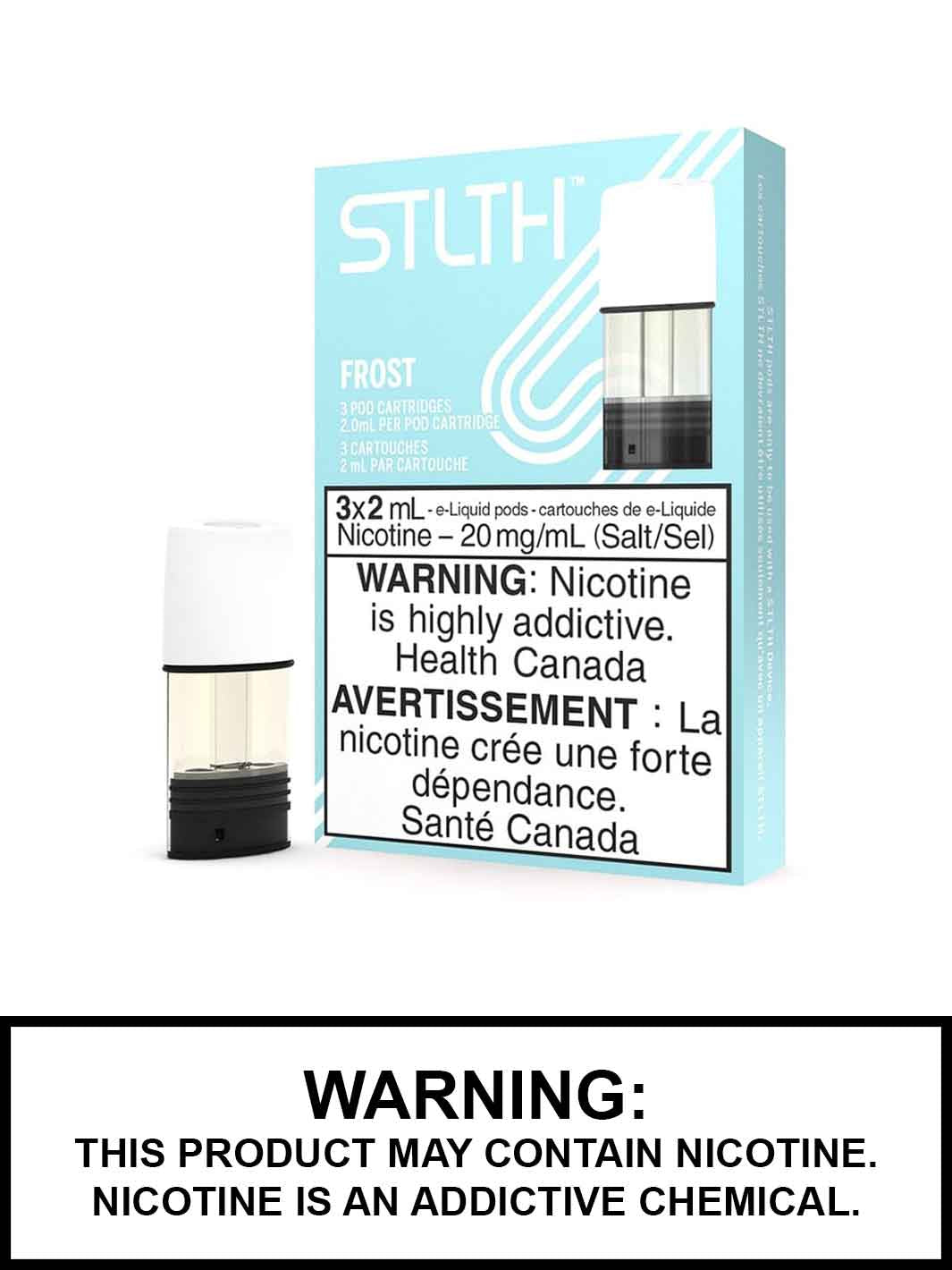 Frost STLTH Pod Pack, STLTH Flavours Canada, Vape360
