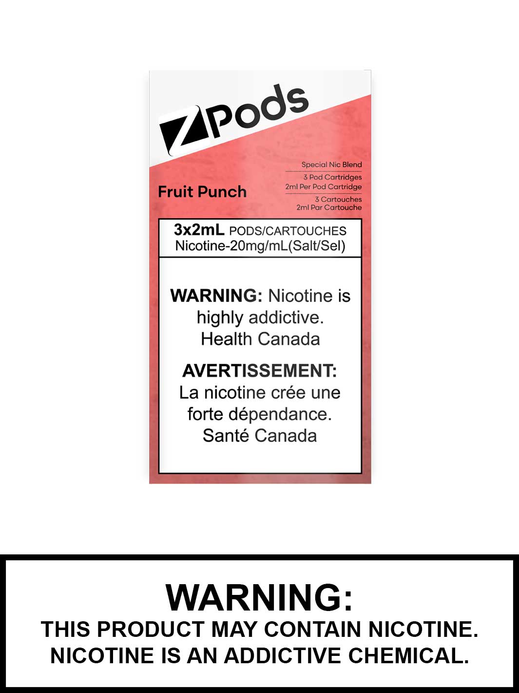 Zpods Fruit Punch by Ziip Labs, Z Pod Flavors, Z Pods Canada, Vape360