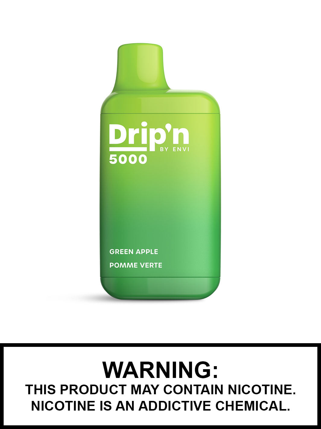 Green Apple Drip'n by ENVI Disposable Vape, Disposable Vape Canada, Vape360