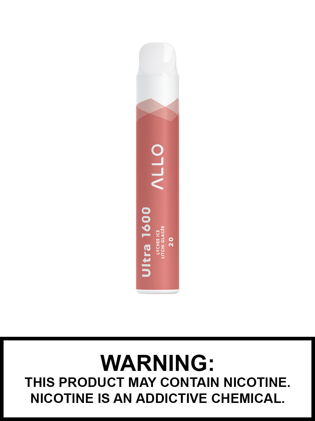 Lychee Ice Allo Ultra Disposable Vape, Lychee eJuice, Vape360 Canada
