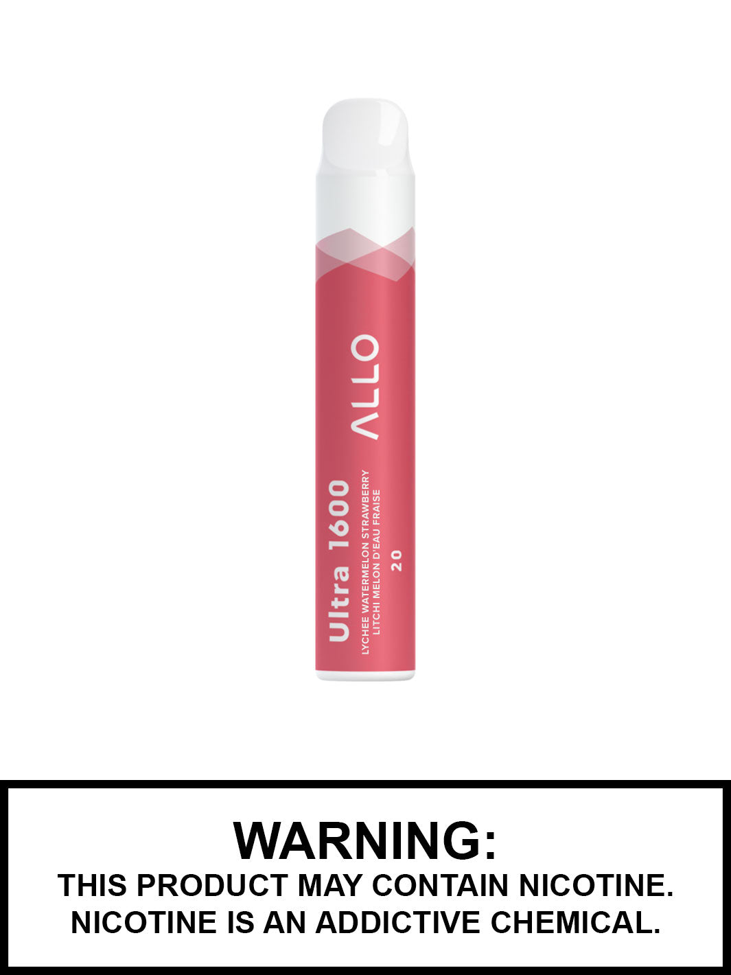 Lychee Watermelon Strawberry Allo Disposable Vape Canada, Ultra 1600, Vape360