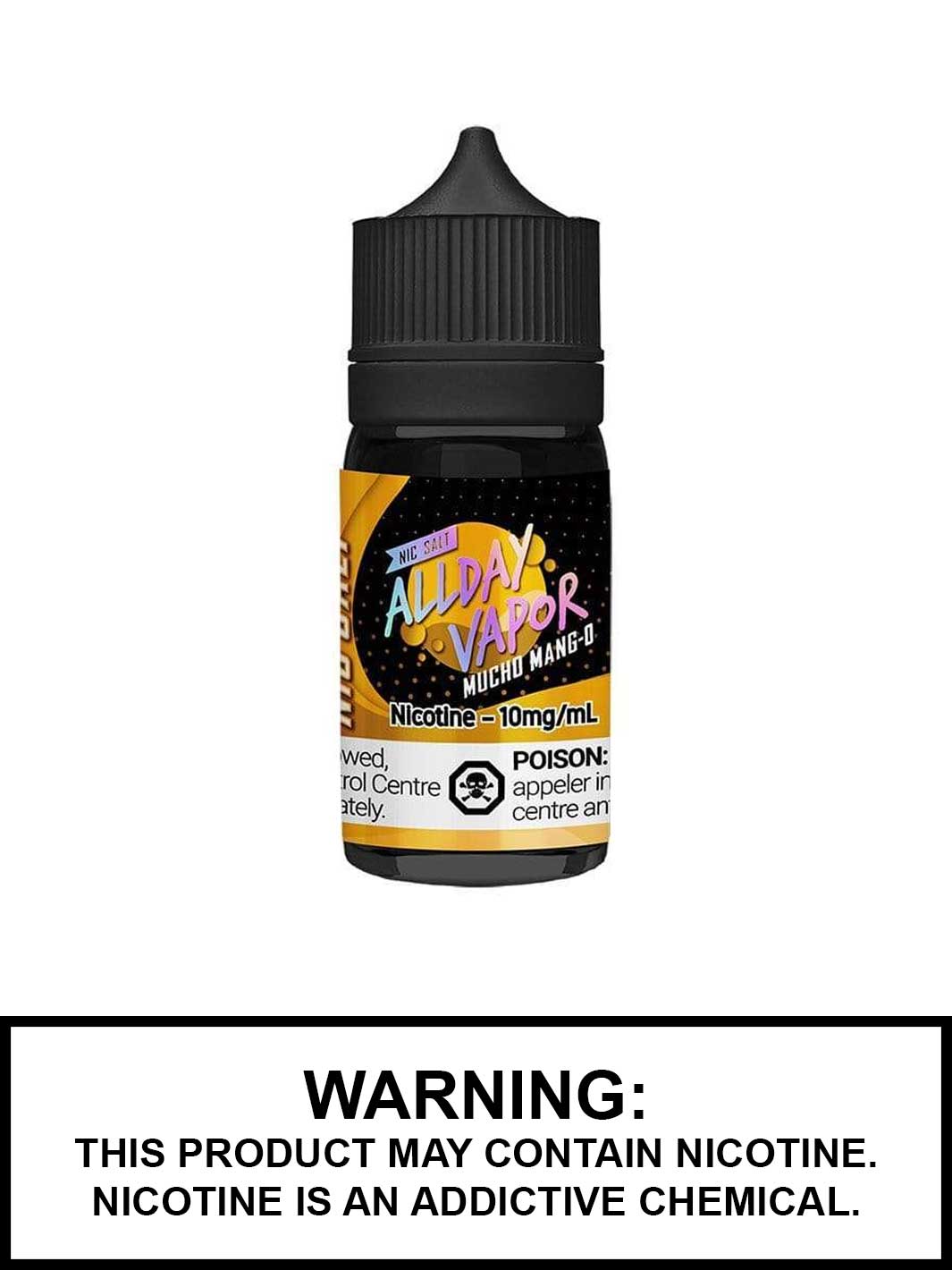 Mucho Mango by All Day Vapor, Mango Nic Salt eJuice, Vape360 Canada