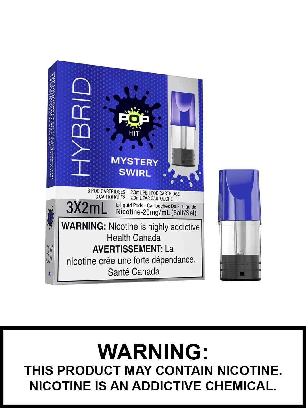 STLTH Pop Pods, Mystery Swirl by Pop Vapor, Vape360 Canada