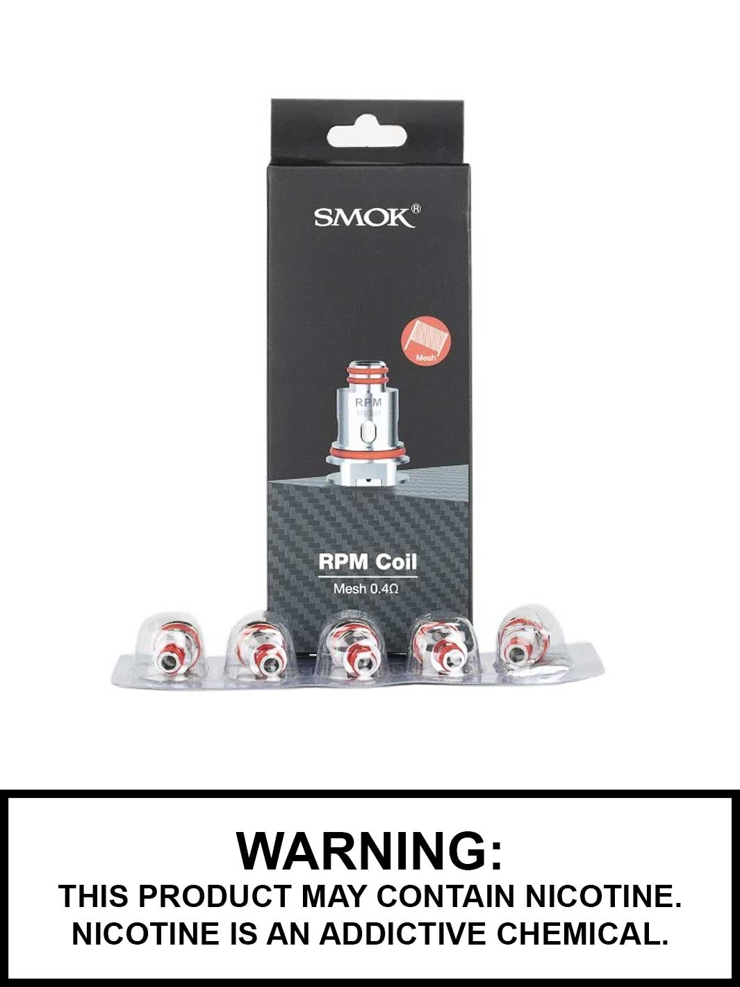 SMOK RPM Mesh 0.4ohm Replacement Vape Coils, Vape360 Canada