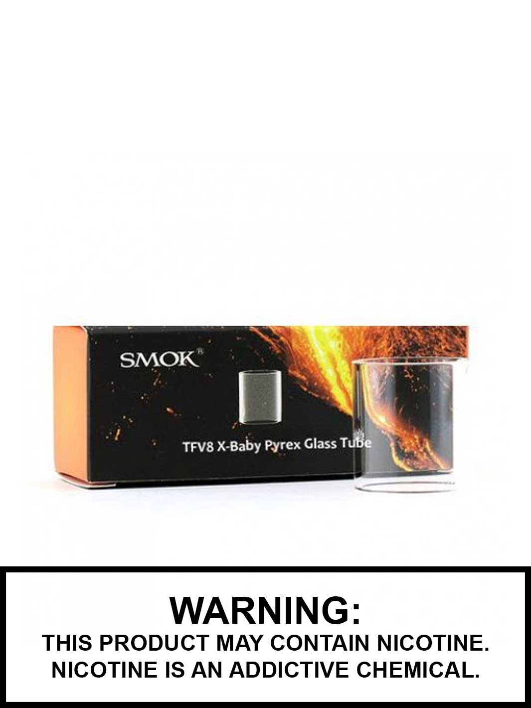 SMOK TFV8 X-Baby Pyrex Glass Tube, Vape360 Canada