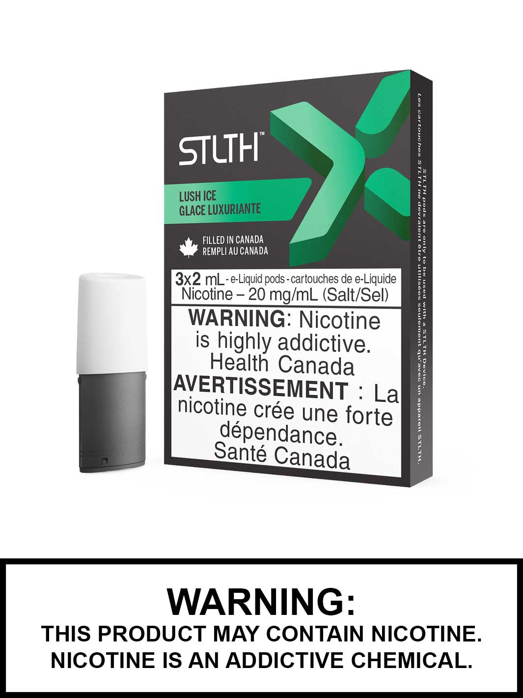 STLTH Pods, STLTH X Lush Ice, STLTH Compatible Pods, Vape360 Canada