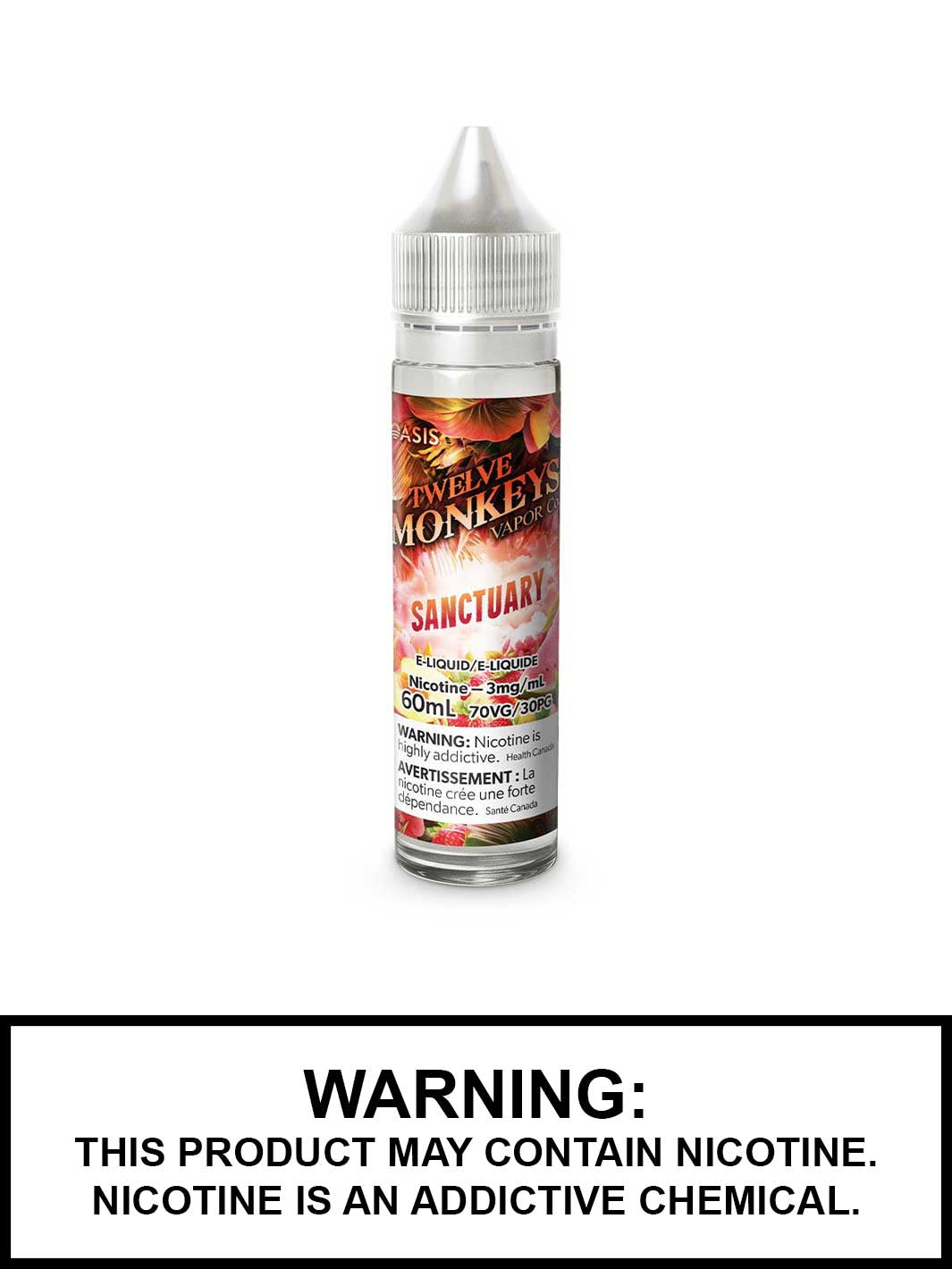 Twelve Monkeys Juice, Sanctuary by Twelve Monkeys, Fruit Vape Juice, Vape360 Canada