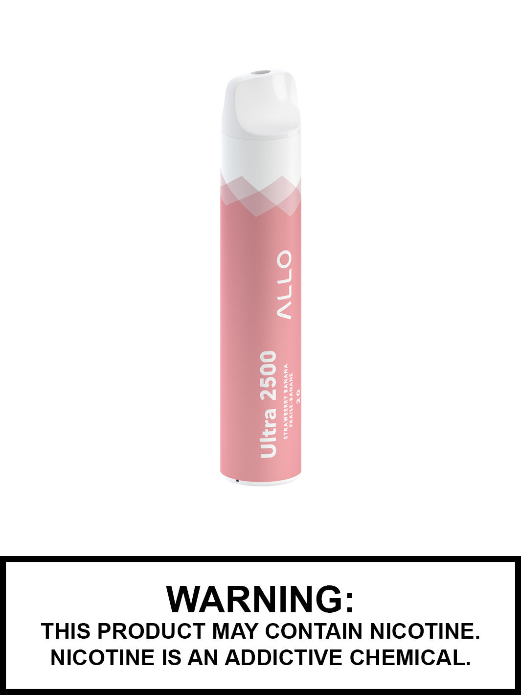 Strawberry Banana Allo Ultra 2500 Disposable Vape Strawberry Banana Allo Ultra 2500 Disposable Vape