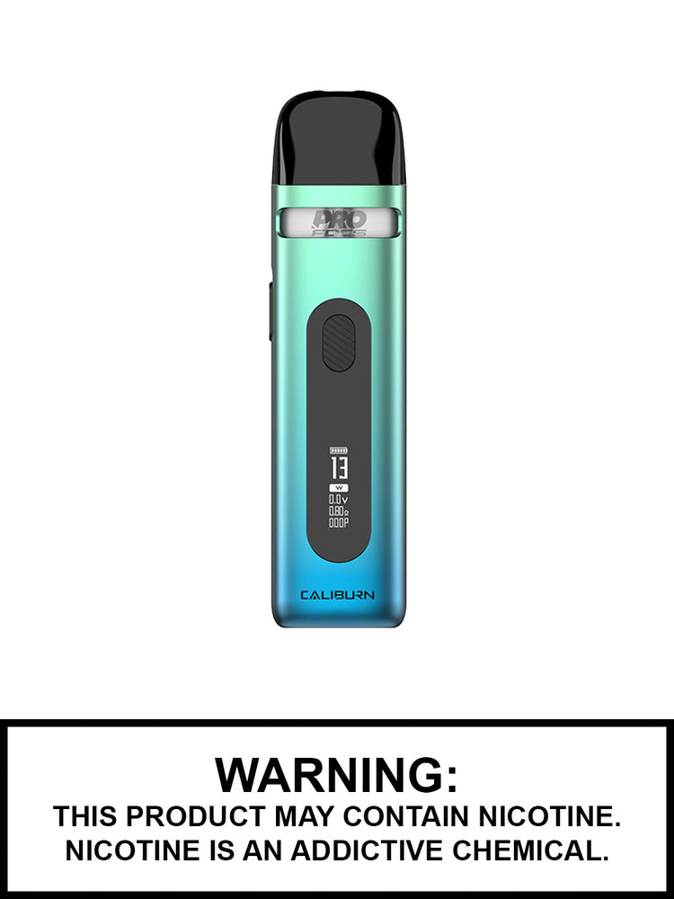 Uwell Caliburn X Pod System Kit, Lake Green, Vape360 Canada