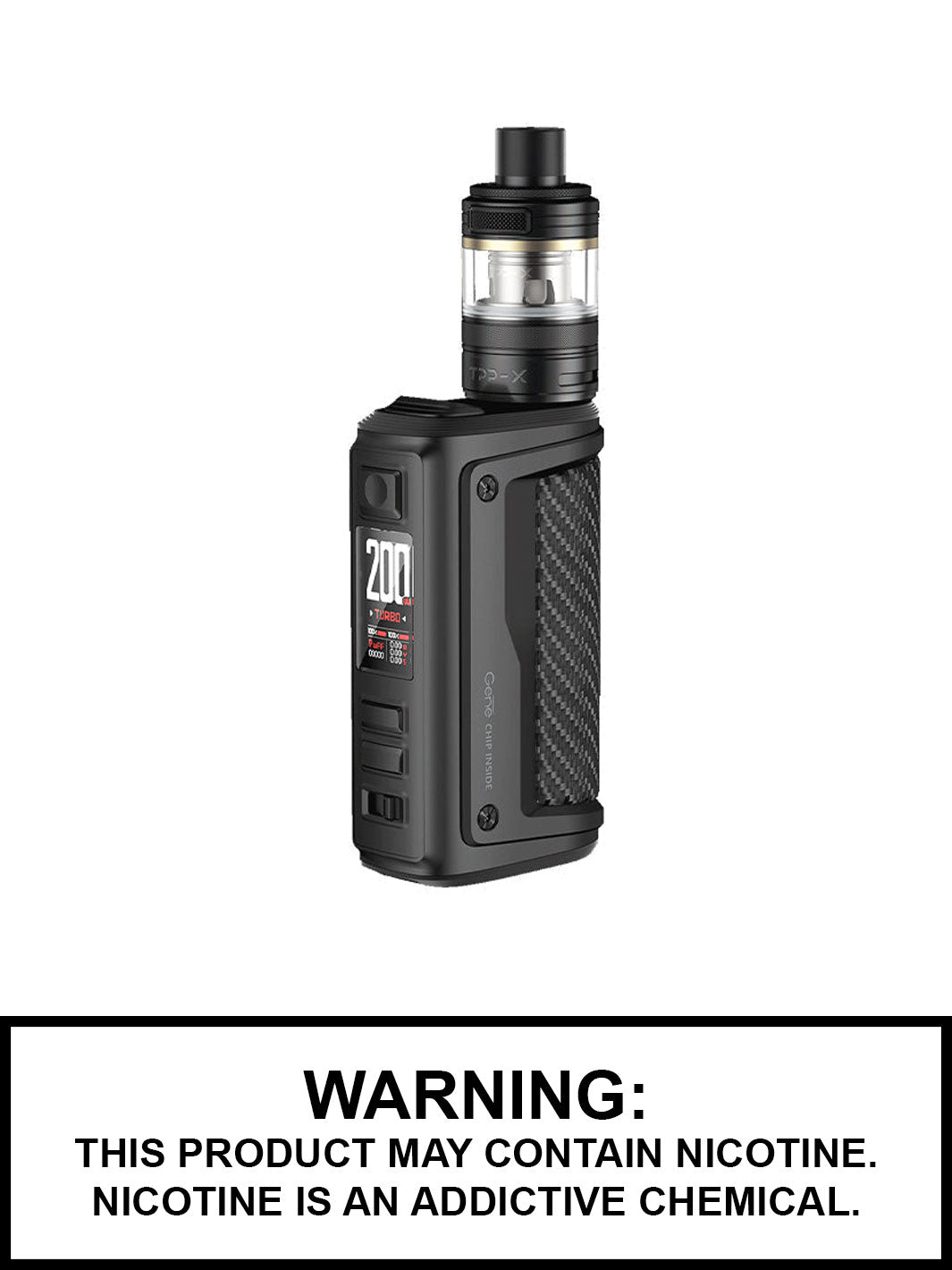 VooPoo Argus GT 2 Starter Kit with TPP X Pod Tank Carbon Fiber, Vape360 Canada