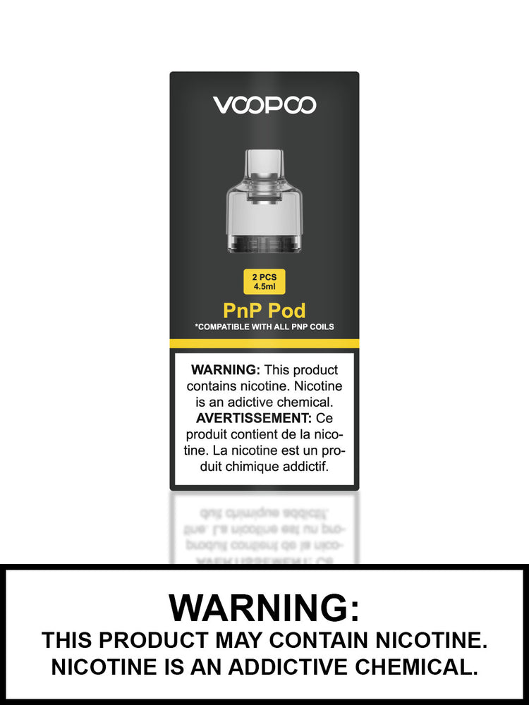 Voopoo PnP Replacement Pods, 4.5mL Vape Juice, 2 Pack, Vape360 Canada