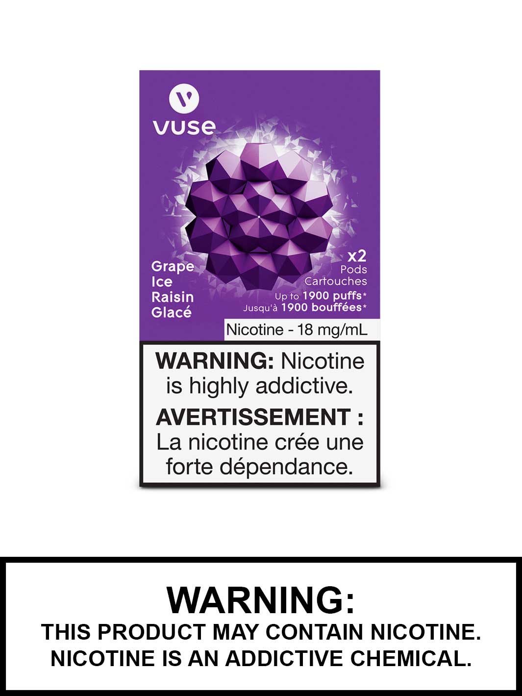 Grape Ice Vuse pods, Vuse epod, Vuse Pods Canada, Vape360