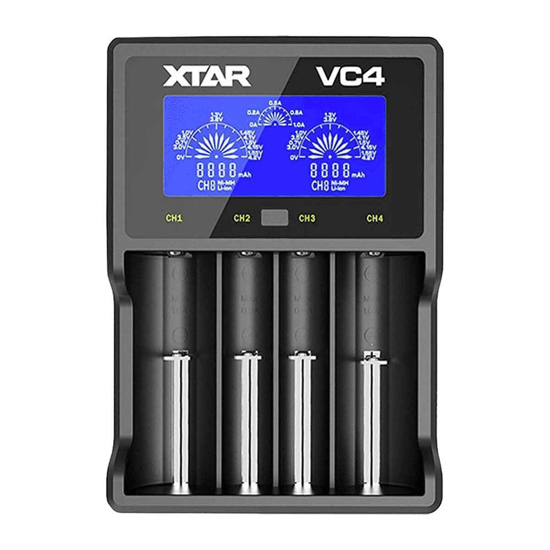 Chargeur de batterie à quatre baies XTAR VC4